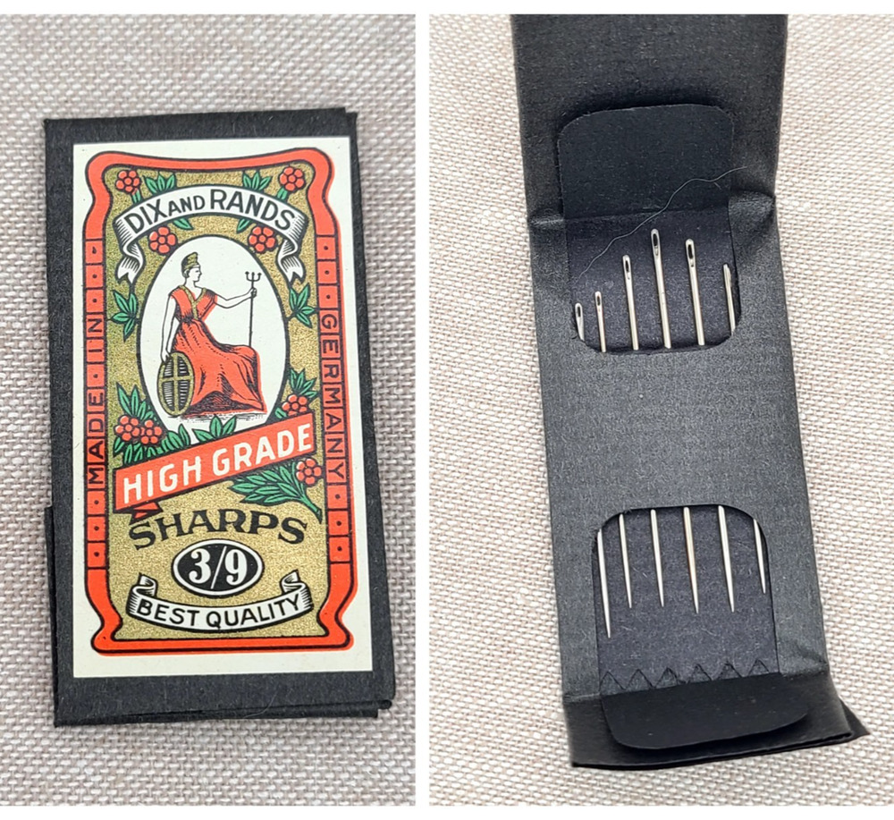 Vintage DIX AND RANDS High Grade Sharps 3/9 needles 🪡Germany 🪡